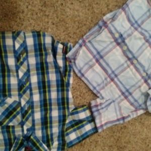 Gap 18-24Mo.& Hawk 24Mo.Short sleeved Button Up